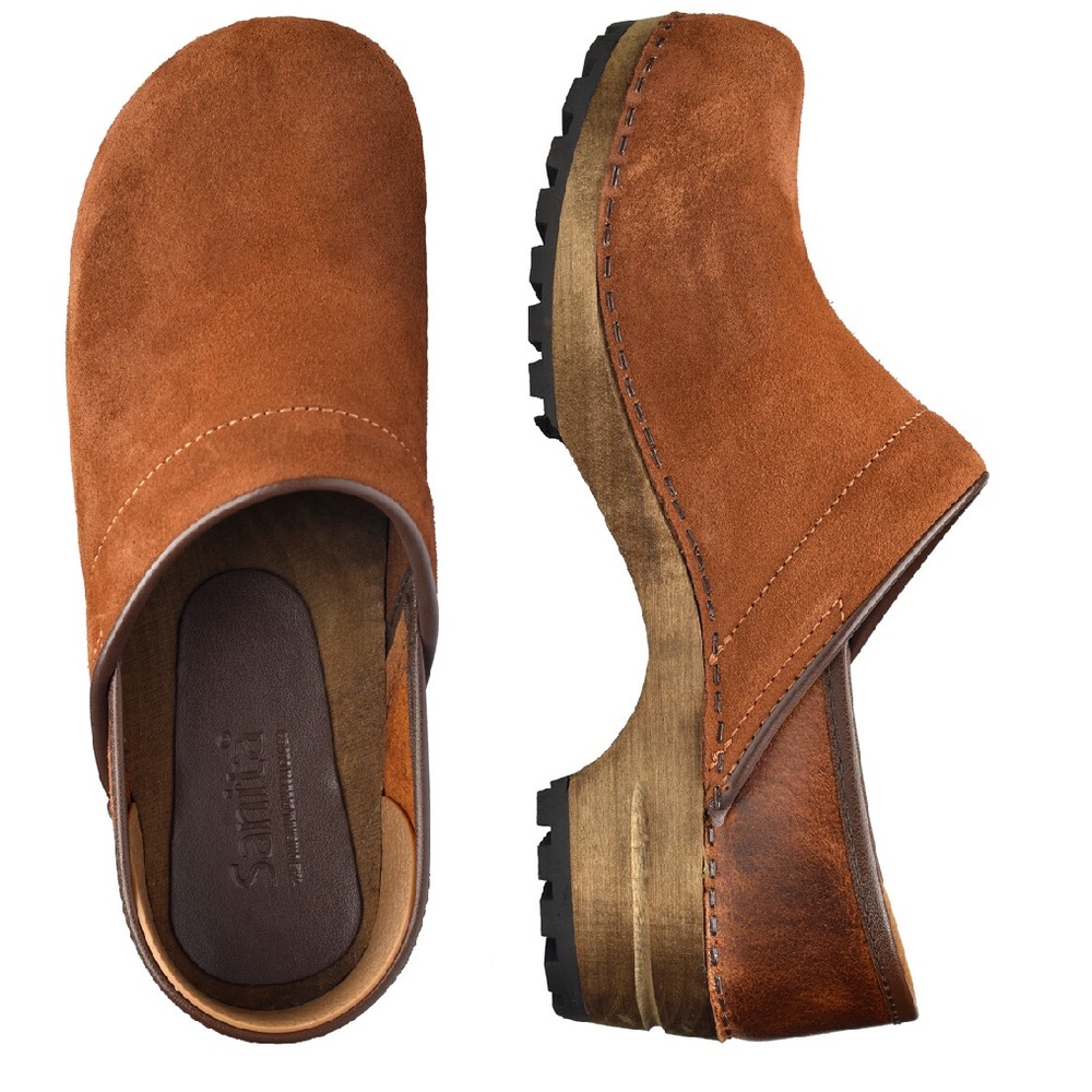 NWT Sanita Nanna Clog in Antique Brown